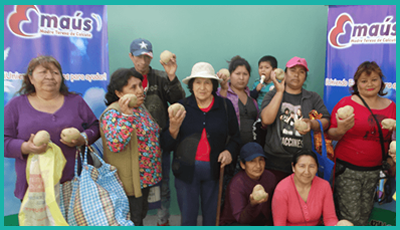 Donación de Tuberculos para comedores de Villa Maria del Triunfo